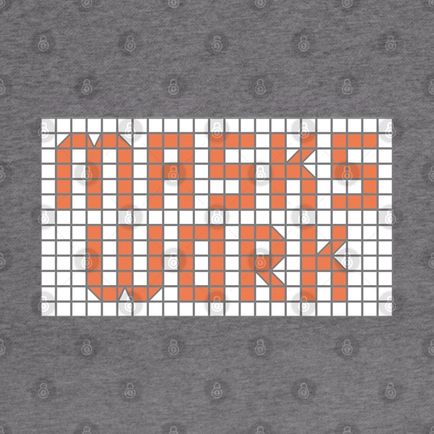 Science: Masks work (orange tile letters) by Ofeefee